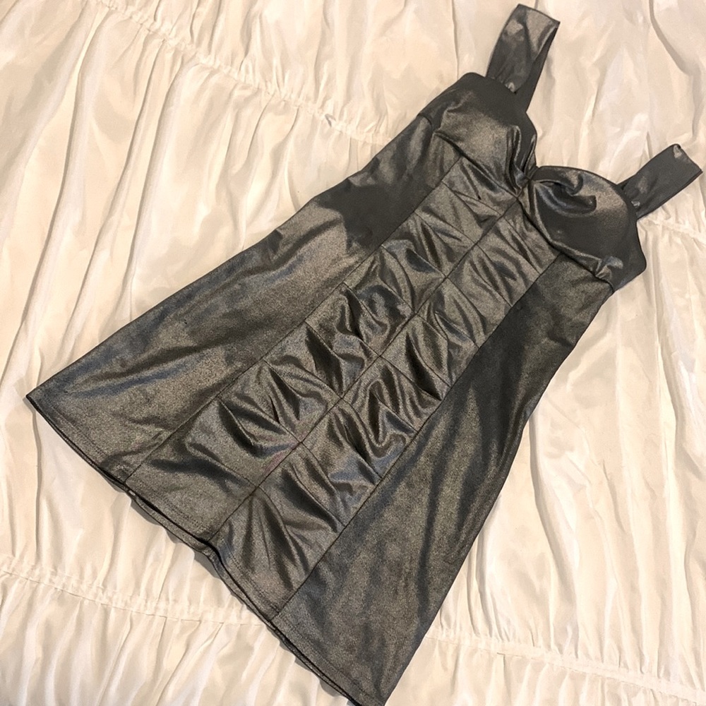 $8 with Bundle: Sexy, fun and flirty: Size Small; Metallic Gray